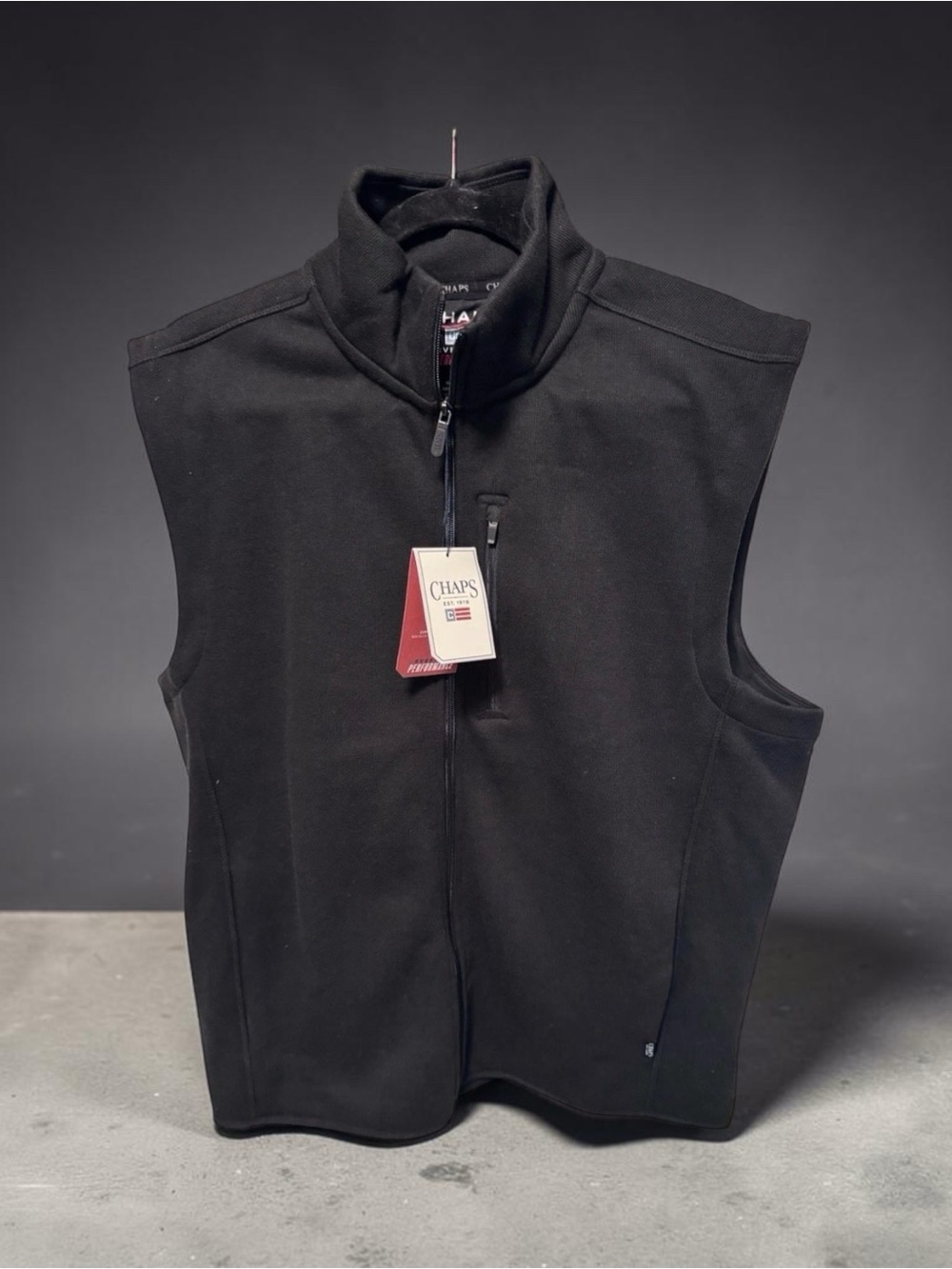 Chaps Sweater Vest. Inside is Fleece Sz M
